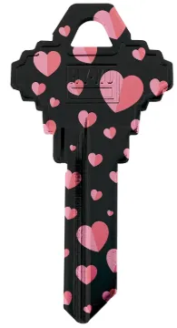 SC1-30 KYBLNK HEART BLK/PINK