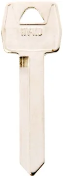 HY-KO 11010H54 Key Blank, Brass, Nickel, For: Ford Vehicle Locks