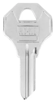 HY-KO 11010Y10 Key Blank, Brass, Nickel-Plated, For: Yale Y10 Locks