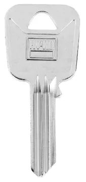 HY-KO 11010M27 Key Blank, Brass, Nickel-Plated, For: Master M27 Locks