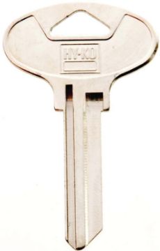 HY-KO 11010KW5 Key Blank, Brass, Nickel, For: Kwikset Cabinet, House Locks and Padlocks