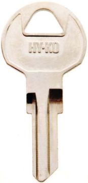 HY-KO 11010IN29 Key Blank, Brass, Nickel, For: ILCO Cabinet, House Locks and Padlocks