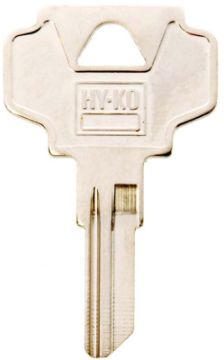 HY-KO 11010IN24 Key Blank, Brass, Nickel, For: ILCO Cabinet, House Locks and Padlocks