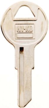 HY-KO 11010IL11 Key Blank, Brass, Nickel, For: Illinois Cabinet, House Locks and Padlocks