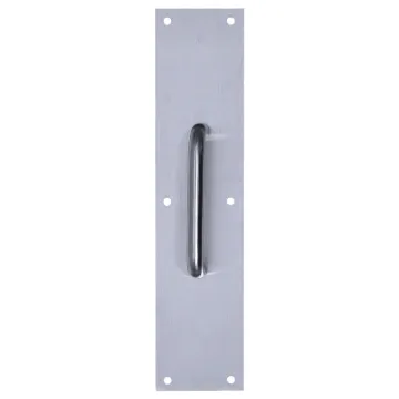 Tell Manufacturing DT100067 Door Pull Plate, 3-1/2 in W, Stainless Steel, Satin