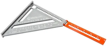 Crescent Lufkin EX6 Series LSSP6-7 2-in-1 Extendable Layout Tool, 1/8 in Graduation, Aluminum, 6-1/2