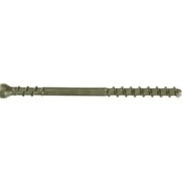 CAMO 345144 Deck Screw, #7 Thread, 2-3/8 in L, Trim Head, Star Drive, Carbon Steel, ProTech-Coated