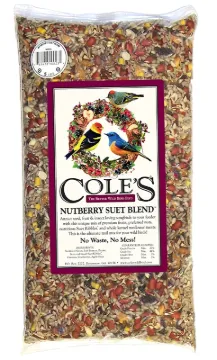Cole's Nutberry Suet Blend NB20 Blended Bird Seed, 20 lb Bag