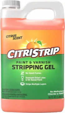 Citristrip HCSG803 Paint and Varnish Stripping Gel, Liquid, Orange