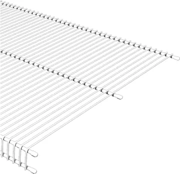 ClosetMaid 37402 Wire Shelf, 144 in L, 12 in W, Steel, White