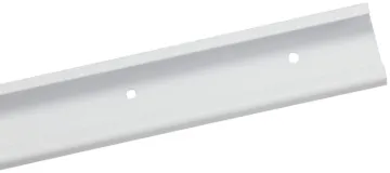 ClosetMaid 282600 Hang Track, 40 in W, 2 in H, Steel, Epoxy-Coated
