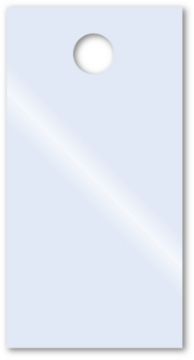 Centurion 1192002 Price Channel Chip, Plastic, Clear, For: Paper and Adhesive Labels