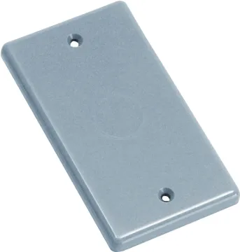 Carlon HB1BL Handy Box Cover, 4-5/16 in L, 2-3/8 in W, Polycarbonate, Gray