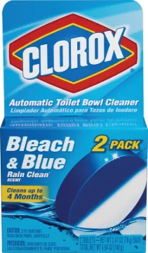 Clorox 30900 Toilet Bowl Cleaner, Solid, Citrus, Floral, Dark Blue