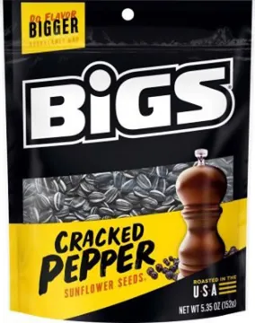 BIGS 55035 Sunflower Seed, Black Pepper Flavor, 5.35 oz