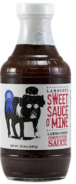 BBQ SPOT SS02013 O'Mine Lambo Combo Sweet Sauce, 20.8 oz Bottle