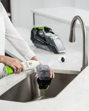 BISSELL 2003 Portable Carpet Cleaner, 7.2 V, Chacha Lime/Titanium Housing