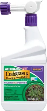 Bonide 066 Crabgrass and Broadleaf Weed Killer, Liquid, Black/Brown, 1 qt Bottle