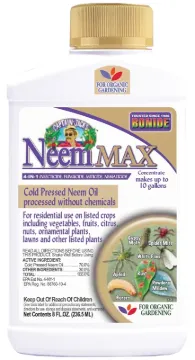 Bonide 020 4-in-1 Neem Oil, Liquid, Drench, Spray Application, Garden, 8 oz