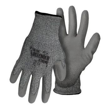 BOSS Blade Defender 7000L Gloves, L, 28.05 in L, PU Coating, Glass Fiber/HPPE/Polyester/Spandex Glov