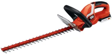 Black+Decker LHT2220 Electric Hedge Trimmer, 20 V, 3/4 in Cutting Capacity, 22 in L x 2-1/2 in W Bla