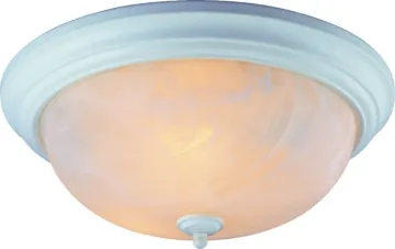 Boston Harbor BRT-FL2263L Two Light Flush Mount Ceiling Fixture, 120 V, 75 W, 2-Lamp, A19 or CFL Lam