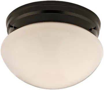 Boston Harbor F13BB01-6854-ORB Single Light Round Ceiling Fixture, 120 V, 60 W, 1-Lamp, A19 or CFL L