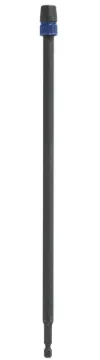 Bosch DQCE1012 Spade Bit Extension, Quick-Change Impact Drive, 1/4 in Shank, Hex Shank, 12 in L, Ste