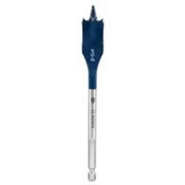Bosch Daredevil DSB1009 Spade Drill Bit, 3/4 in Dia, 6 in OAL, 1-Flute, 1/4 in Dia Shank, Hex Shank