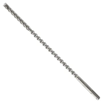 Bosch Bulldog HC2064 Hammer Drill Bit, 3/8 in Dia, 12 in OAL, Optimized Flute, 4-Flute, 25/64 in Dia