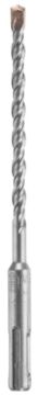 Bosch HC2041 Hammer Drill Bit, 1/4 in Dia, 6 in OAL, Optimized Flute, 4-Flute, 25/64 in Dia Shank, S