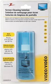 AmerTac CS1001SCRCLR Screen Cleaning Solution, 6.7 fl-oz, Liquid