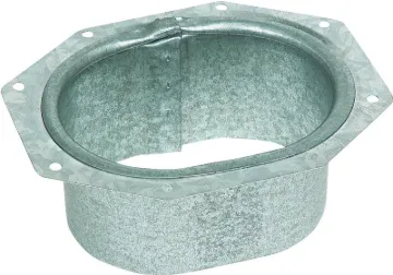 Amerimax 29051 Gutter Outlet, 5 in Gutter, Galvanized Steel