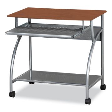 Eastwinds Series Argo PC Workstation, 31.5" x 19.75" x 30.25", Medium Cherry, Ships in 1-3 Business