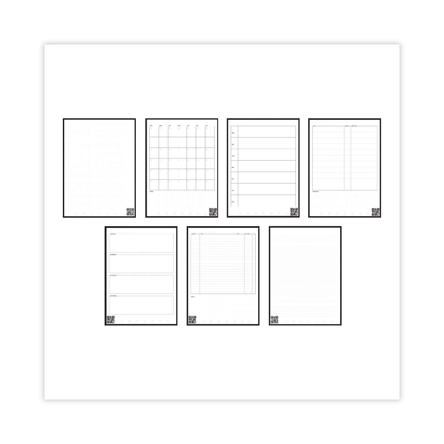 Fusion Smart Notebook, Seven Assorted Page Formats, Gray Cover, (21) 11 ...