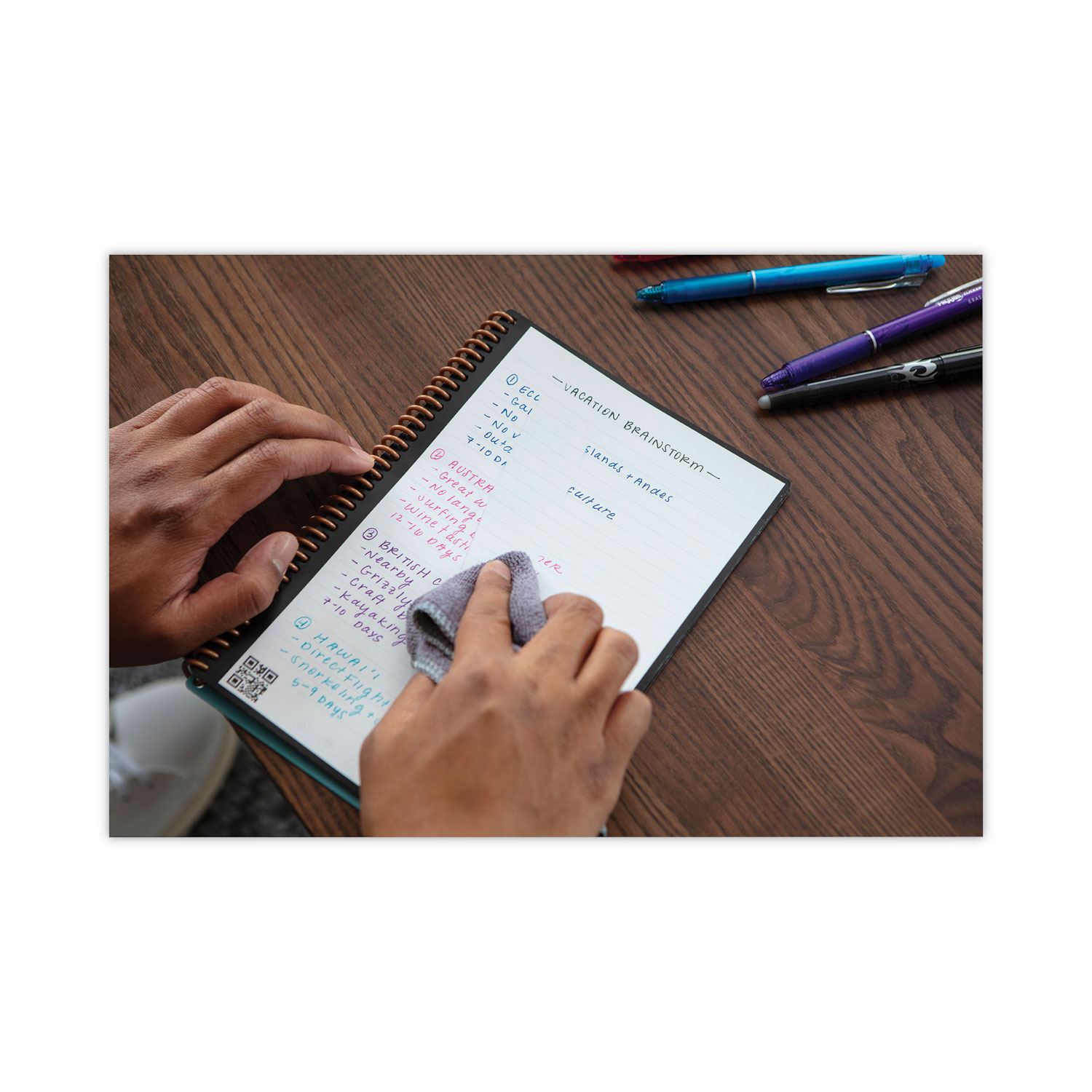 Fusion Smart Notebook, Seven Assorted Page Formats, Teal Cover, (21) 8. ...