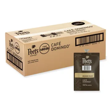 FLAVIA Ground Coffee Freshpacks, Cafe Domingo Blend, 0.35 oz Freshpack, 76/Carton