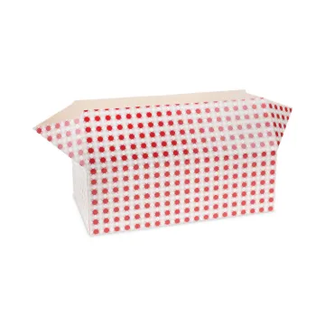 Paperboard Box, Medium Dinner Box, 9 x 5 x 4.5, Basketweave, Paper, 400/Carton