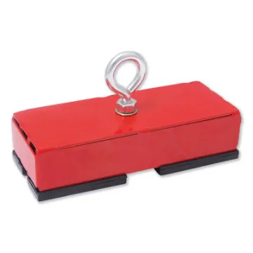 Magnet Source 07542/07208 Holding and Retrieving Magnet, 5 in L, 2 in W, 1-1/16 in H, Steel