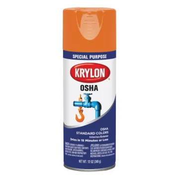 OSHA Paint, 12 oz Aerosol Can, Safety Orange
