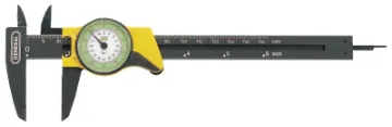 Dial Caliper, 0 in-6 in, Plastic
