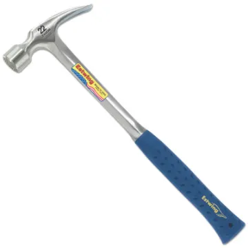 Estwing E3-30SM Framing Hammer, 30 oz Head, Rip Claw, Milled Head, Steel Head, 16 in OAL