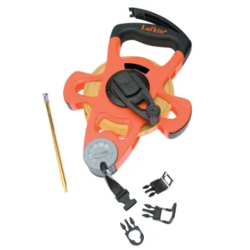 Crescent Lufkin PSFE300 Tape Measure, 300 ft L Blade, 3/4 in W Blade, Fiberglass Blade, ABS Case, Or