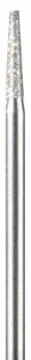 DREMEL 7134 Diamond Wheel Point, 5/64 in Dia, 1-1/2 in L, 1/8 in Dia Shank, Metal