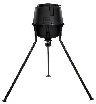 MOULTRIE MFG-13220 Deer Feeder, 30 gal Hopper, Plastic, Black