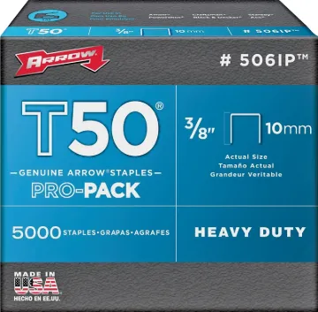 STAPLE T50 CONTRACTR PK 3/8IN