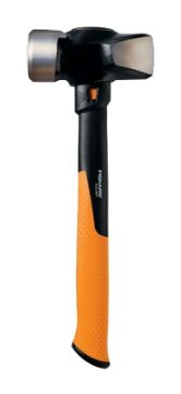 FISKARS IsoCore 750810-1001 Hammer, 4 lb Head, Sledge, Steel Head