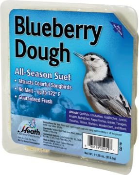 HEATH DD-19 All-Season Suet Cake, Blueberry Dough Flavor, 11.25 oz Package