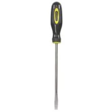 STANLEY 60-004 Screwdriver, 1/4 in Drive, Slotted Drive, 8 in OAL, 7-7/8 in L Shank, Plastic Handle