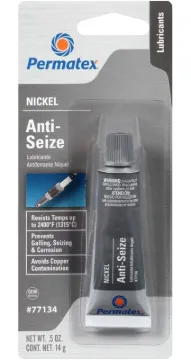Permatex 77134 Lubricant, 0.5 oz Package, Tube, Paste, Petrol